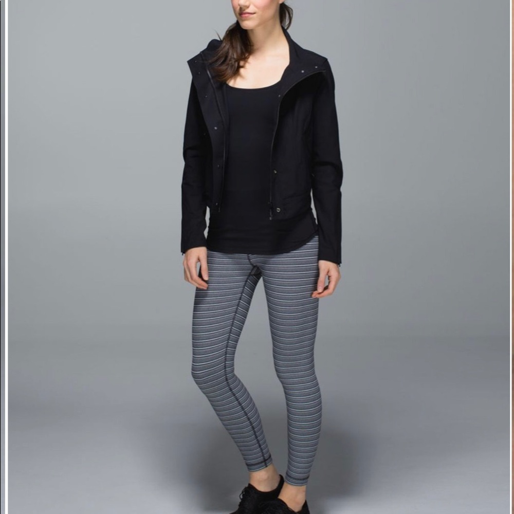 Lululemon High Times Pant in Textured black deep coal sz 6 - Picture 5 of 11